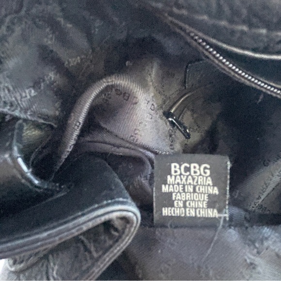 BCBGMaxAzria Black Shoulder Bag with Gold Hardware - Picture 15 of 15